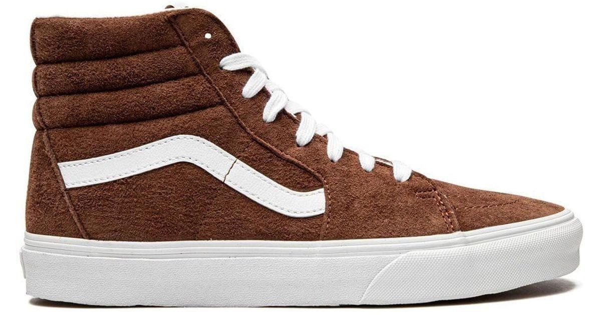 Vans Sk8-hi Sneakers in Brown for Men | Lyst