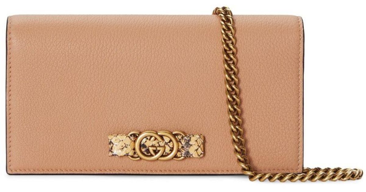 Gucci Interlocking G Wallet On Chain - Farfetch