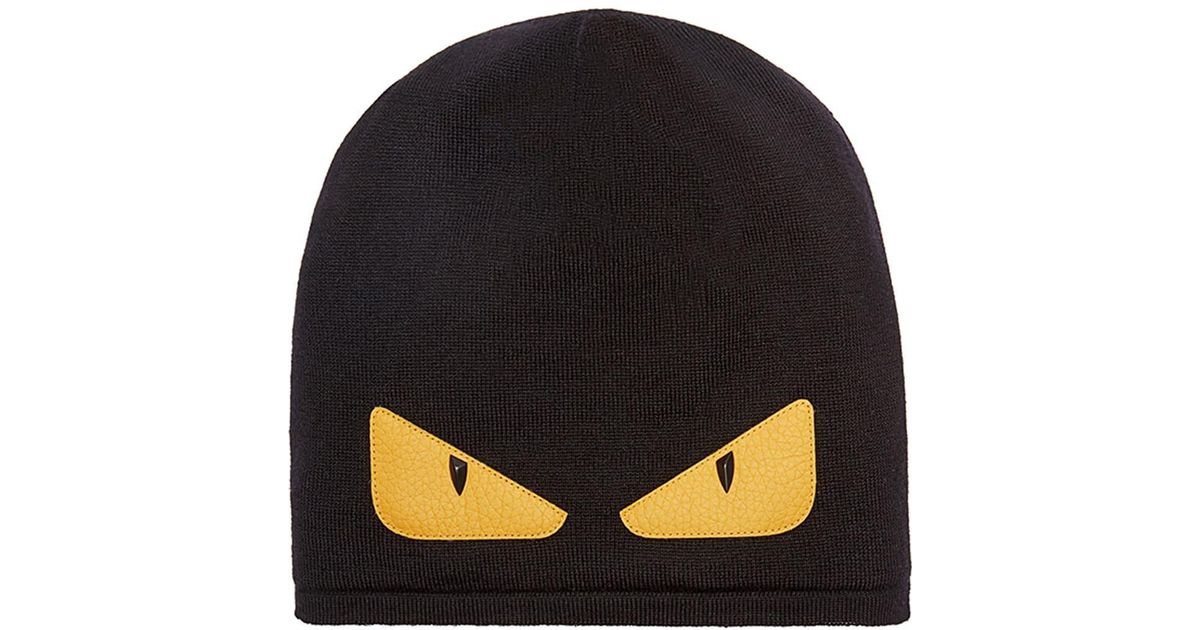 Fendi Bag Bugs Beanie in het Zwart voor heren Lyst NL