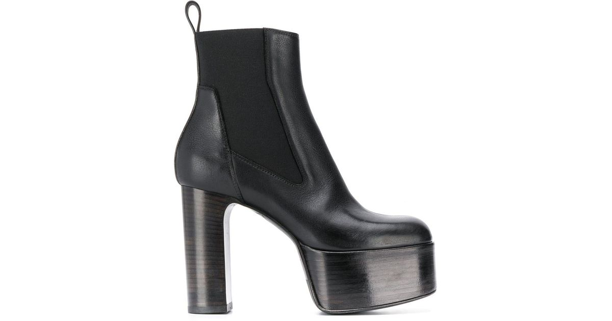 Rick Owens Larry Elastic Kiss Heeled 