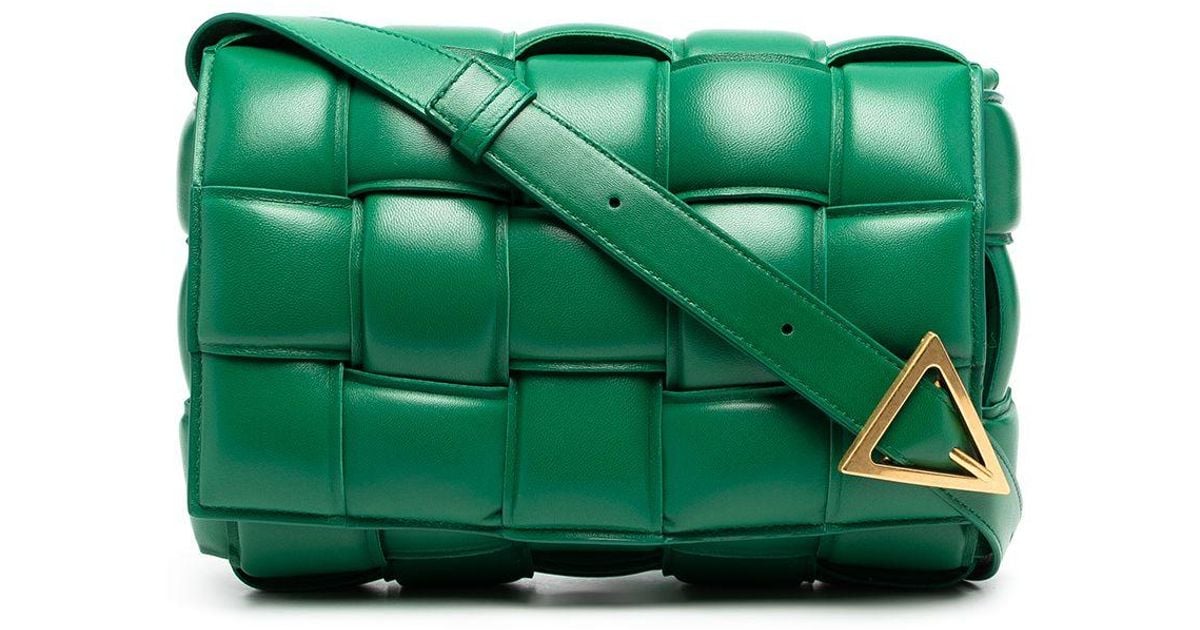 green cassette bag