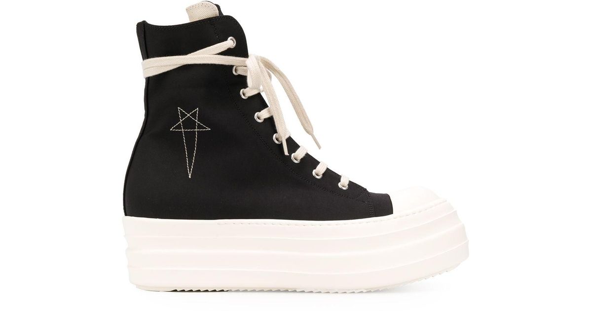 platform rick owens sneakers