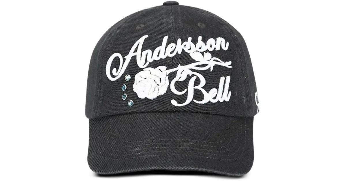 Andersson Bell キャップ ANDERSSON BELL Logo-Detail Baseball Cap in Black | Lyst Canada