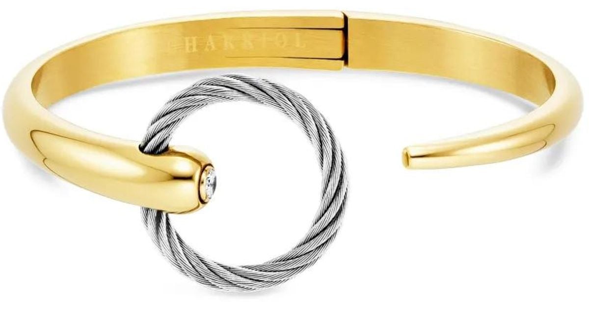 Charriol Zen Extension Bangle Bracelet in Metallic | Lyst