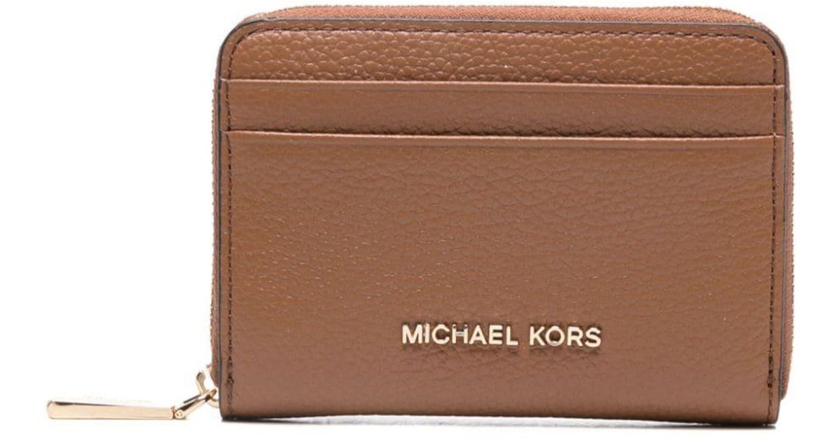 Michael Kors Brown Fabric Wallet