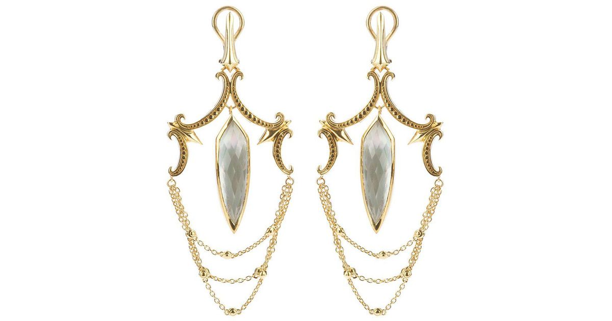 Stephen Webster Large Chandelier Earrings In Metallic Lyst