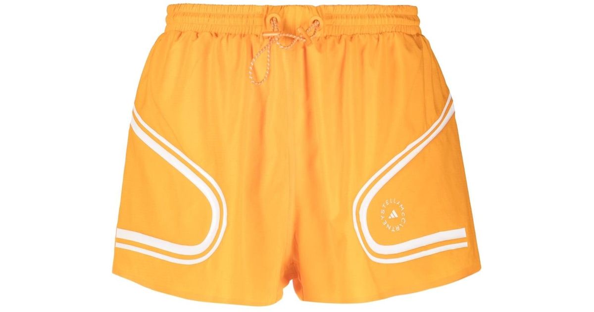 adidas By Stella McCartney Shorts mit Print in Orange | Lyst AT