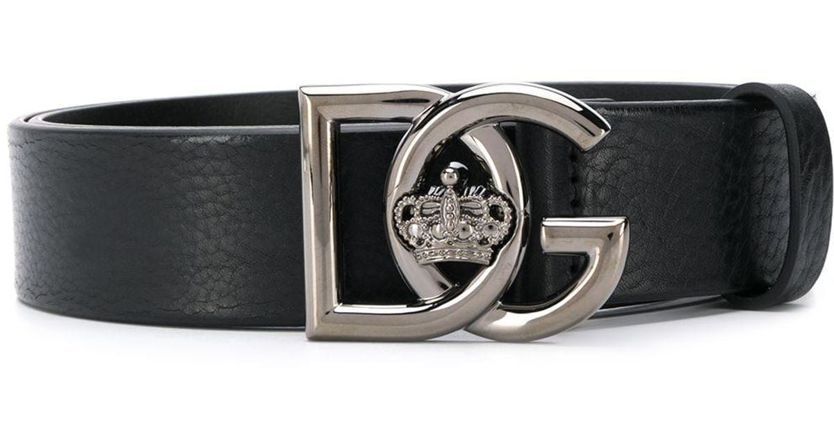 DOLCE&GABBANA 王冠 レザーベルト D&G leather belt Dolce & Gabbana
