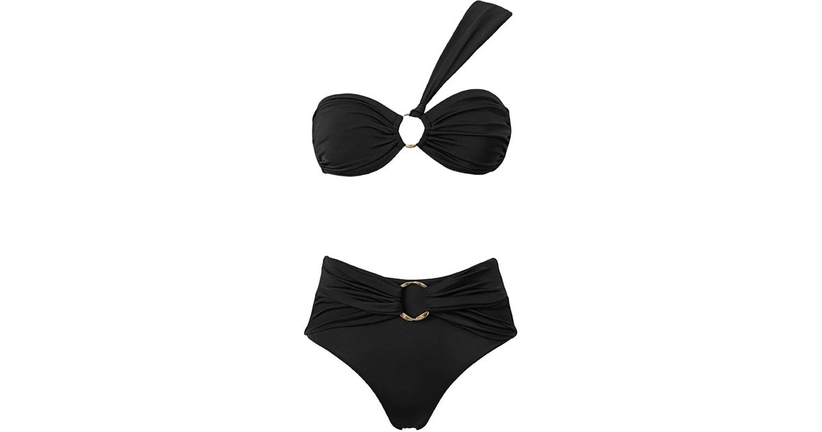 SOFIA ERHAN Ring Detail Bikini In Black Lyst UK