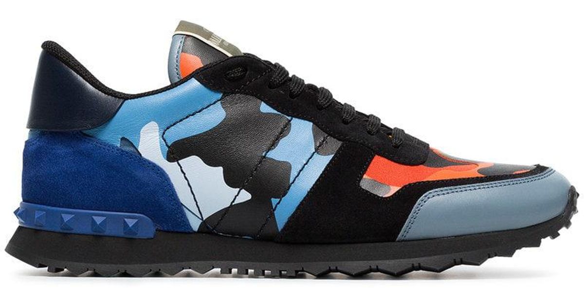 orange valentino trainers