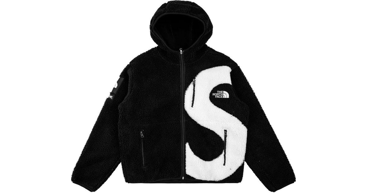 Supreme X The North Face S Logo Fleece Jacket in Black for Men