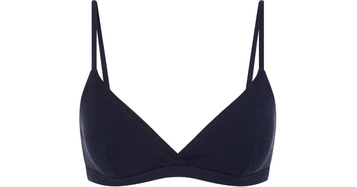 The Upside Capri Rib Bra in Blue | Lyst