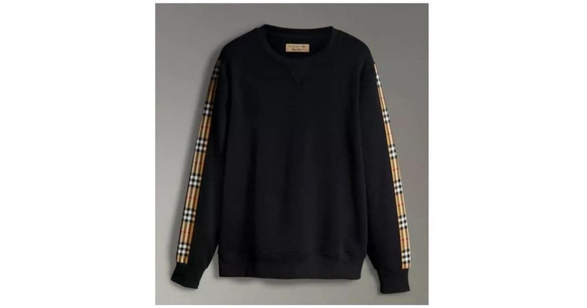 Burberry Vintage Check Detail Cotton 