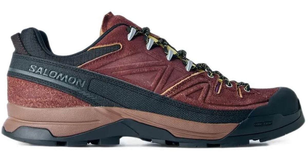 Salomon Mesh Panel Sneakers in Red for Men | Lyst