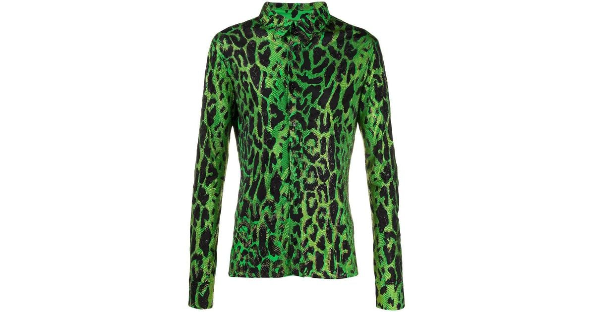 versace green shirt