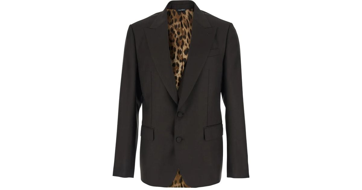 メンズ Dolce & Gabbana Sicilia テーラードジャケット ブラック | Lyst