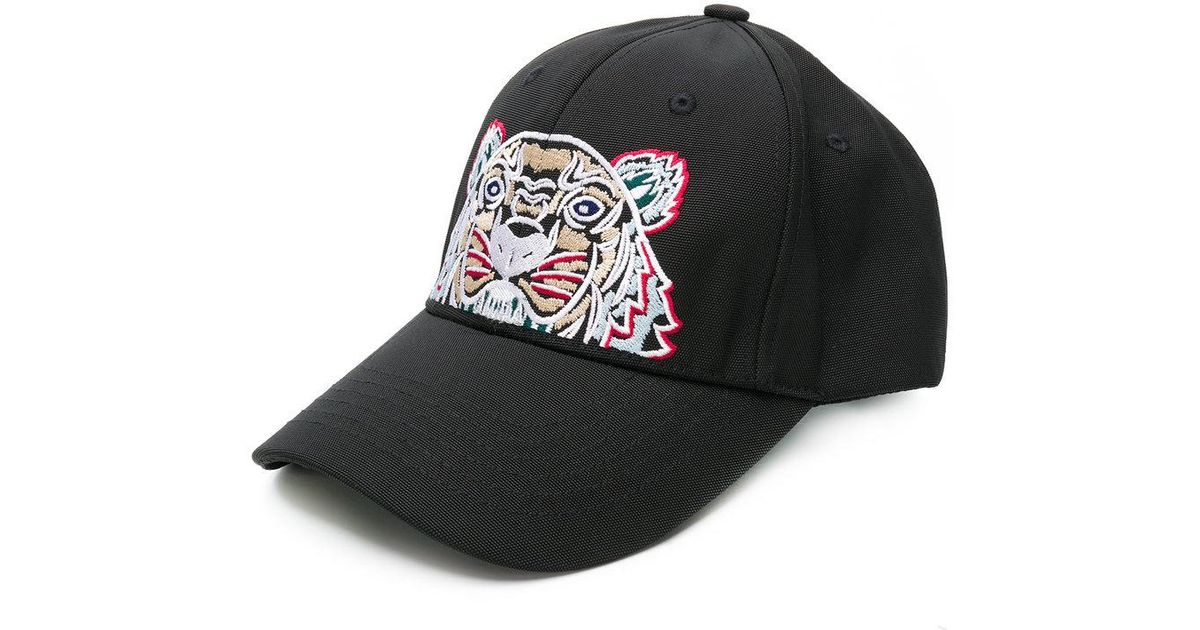 KENZO Canvas Tiger Cap in Black for Men 