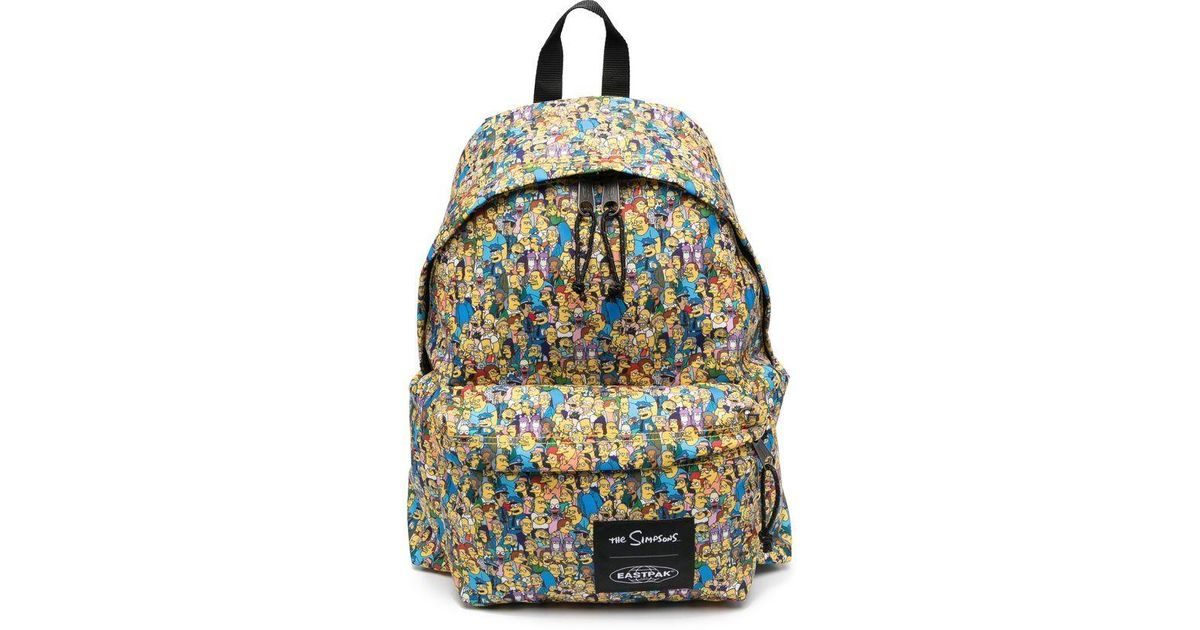 Eastpak X The Simpsons Character-print Backpack in Blue | Lyst