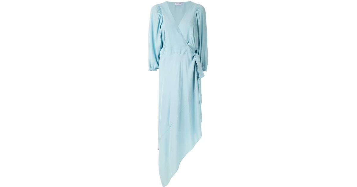 Tufi Duek Asymmetric Hem Midi Dress in Blue - Lyst