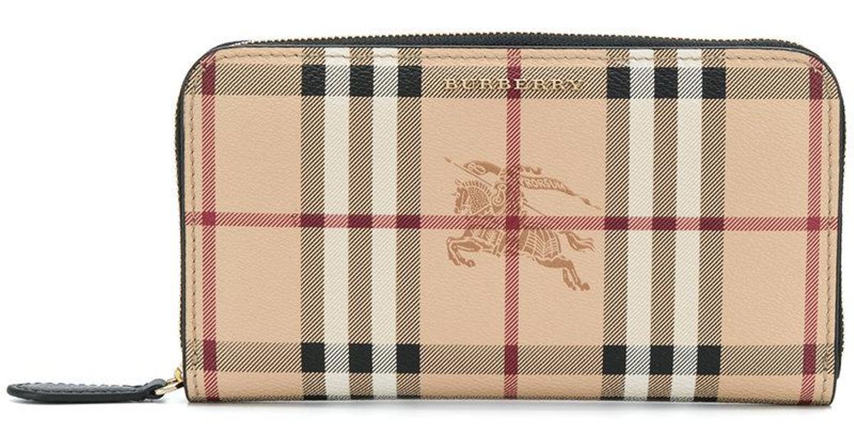 burberry zip around wallet