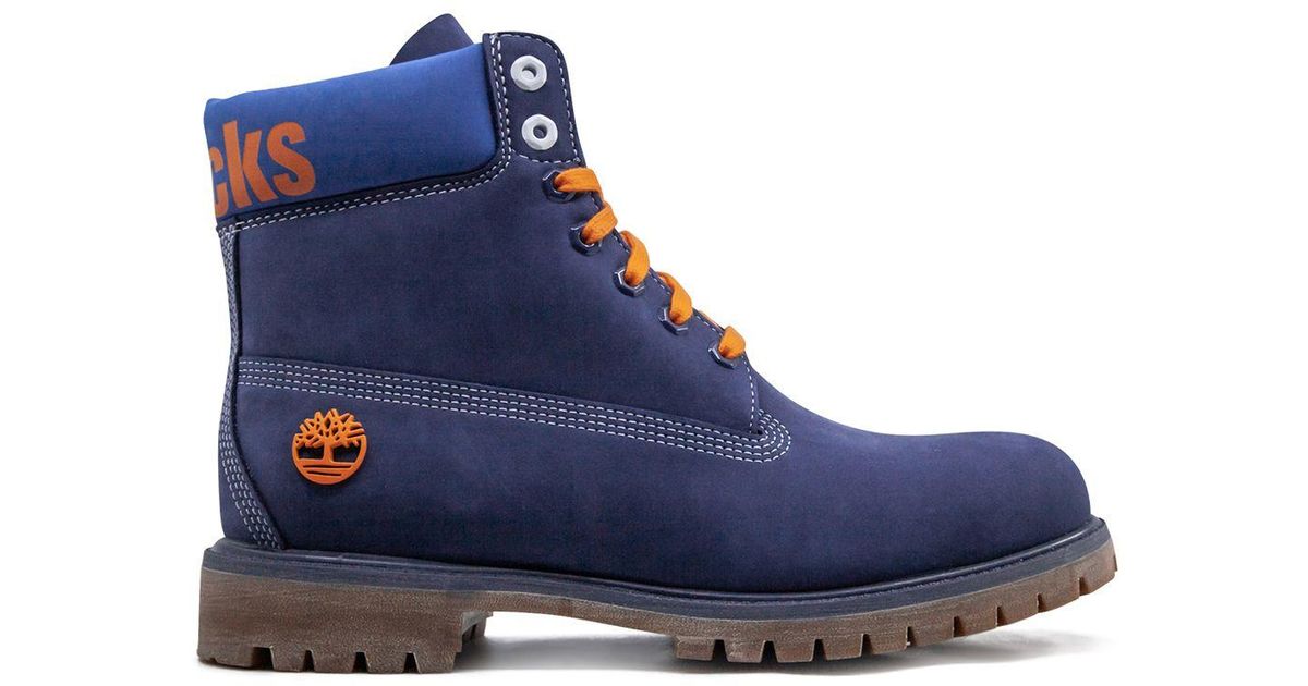 Timberland Leather X Nba Knicks 6 Inch Premium Boots in Blue for 