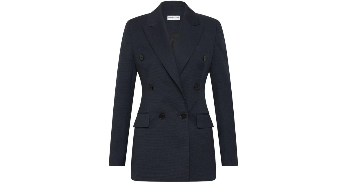 【REBECCA VALLANCE】ARTHUR BLAZER テーラード ブレザー Rebecca Vallance Arthur Blazer In Blue | ModeSens