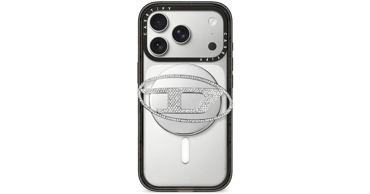DIESEL X Casetify Oval D Grip Stand in White | Lyst UK