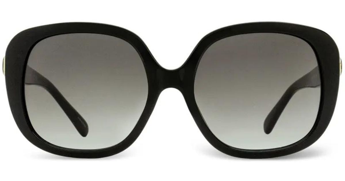Coach HC8320 C6180 Women\'s Oversized Square Sunglasses -New Coach HC8320 C6180 - Carré Rose Tortoise Gradient Monture  main image 3