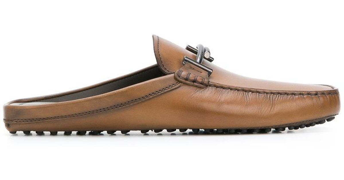 tods backless loafers