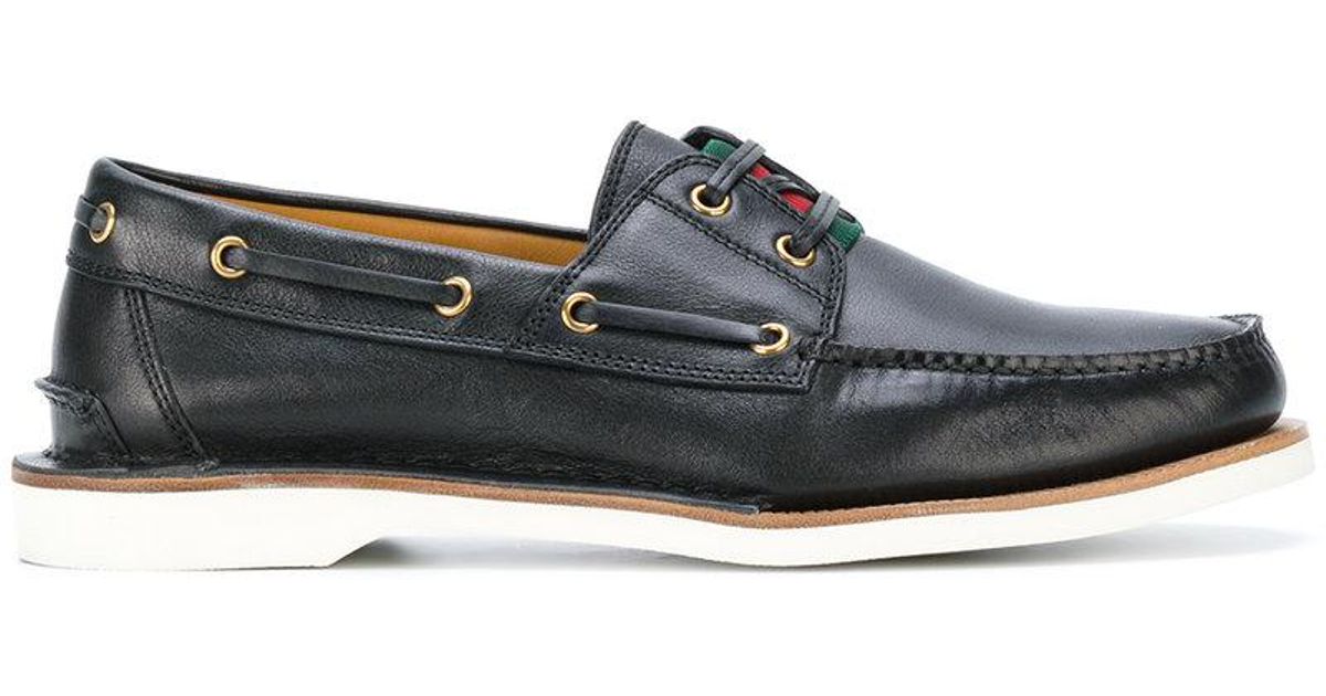 boat shoes gucci