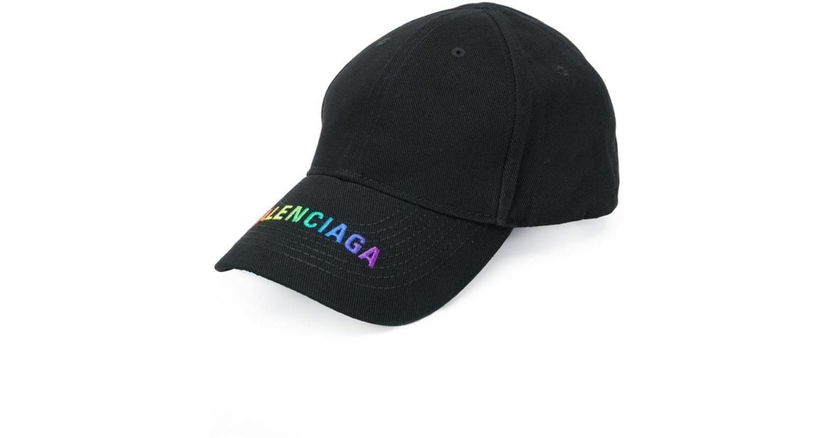 balenciaga rainbow cap
