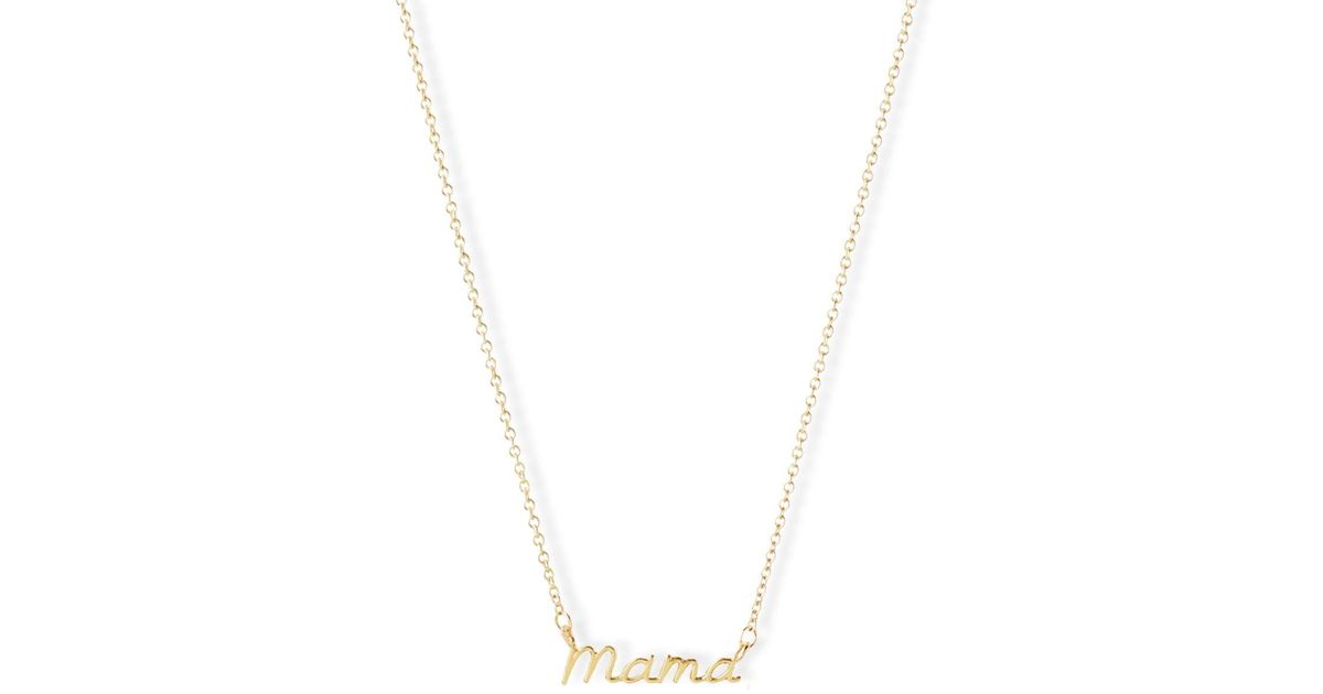 Women's MAMA Charm Necklace in White Gold or Gold – Roman & Leo | Cool,  Trendy Boys Clothes
