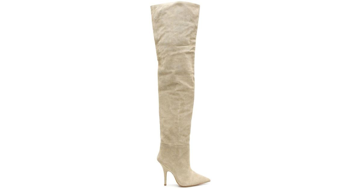 yeezy over the knee boots