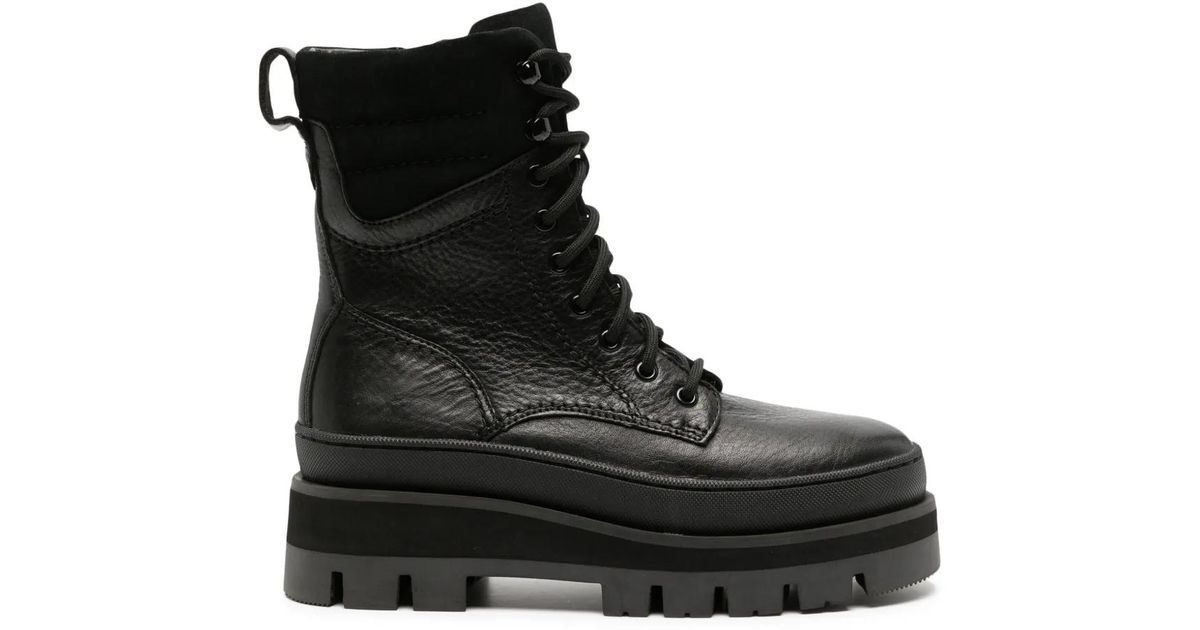 Stivaletti da donna Edina Up in camoscio nero