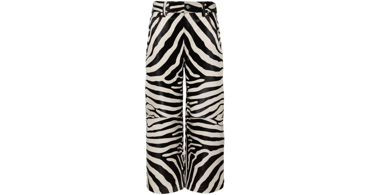Ralph Lauren Collection Stamford zebra-print Trousers - Farfetch