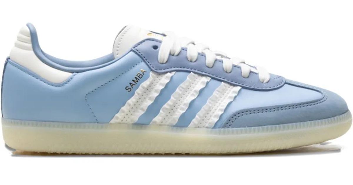 adidas Samba Sneakers in Blue | Lyst adidas Samba Sneakers in Blue | Lyst