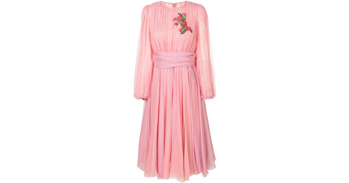 dolce gabbana chiffon dress