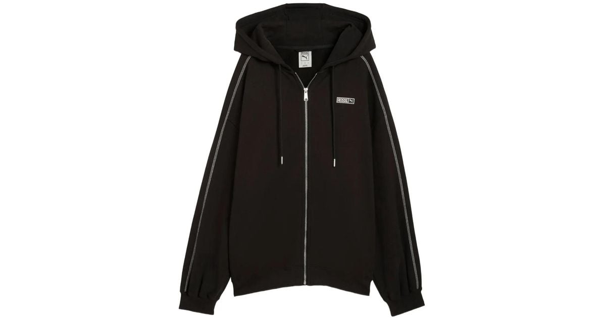 PUMA X Rosé T7 Zip-Up Hoodie in Black Lyst UK