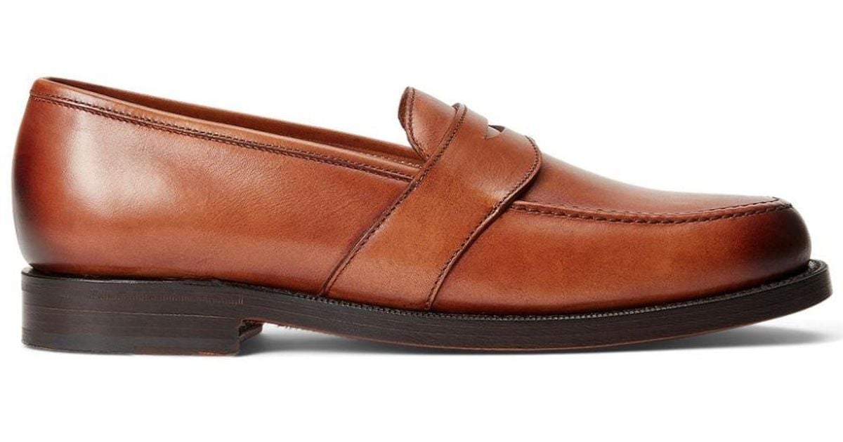 Polo Ralph Lauren Braygan Leather Loafers in Brown for Men 