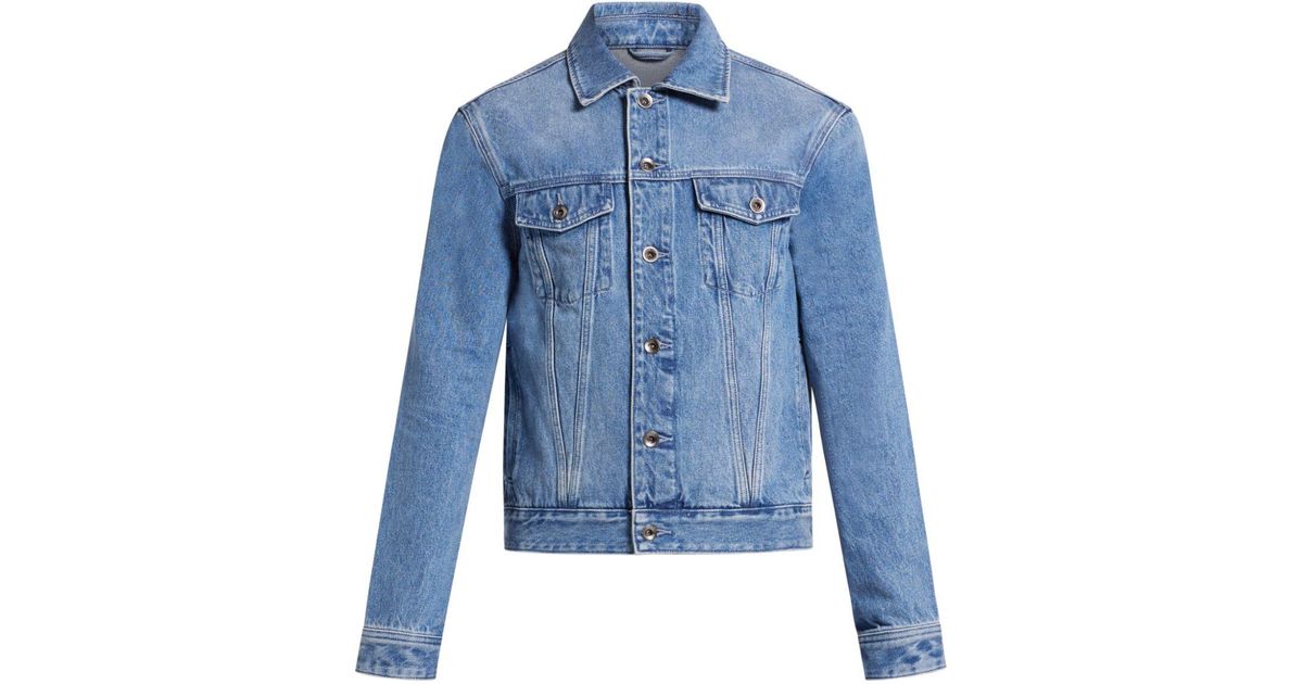 Michael Kors Women's Cotton Denim Jacket Blue Size Medium