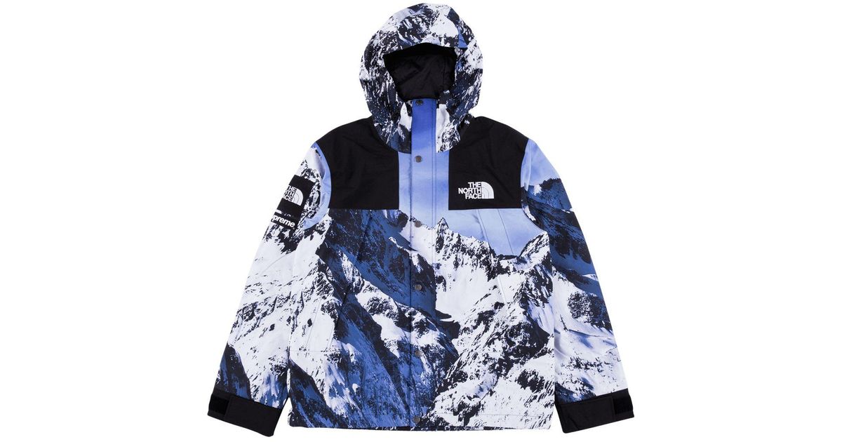 north face mountain print jacket