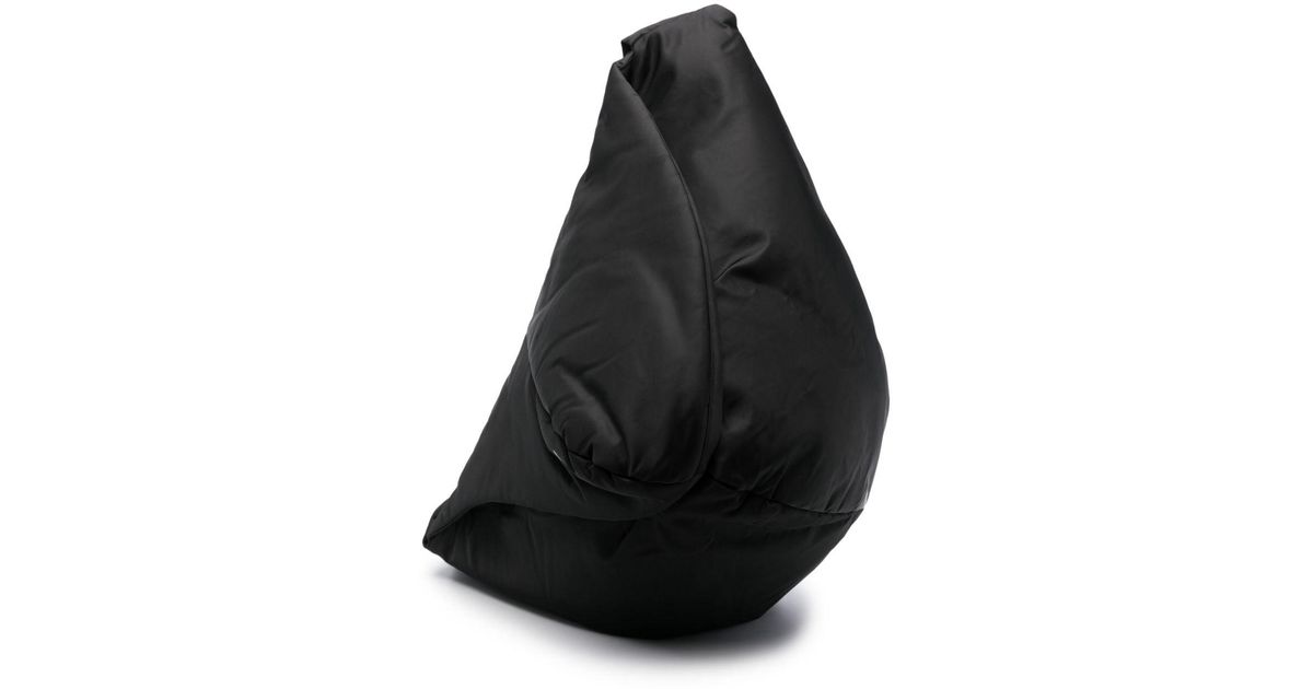 HELIOT EMIL Amorphous Padded Cross Body Bag in Black for Men