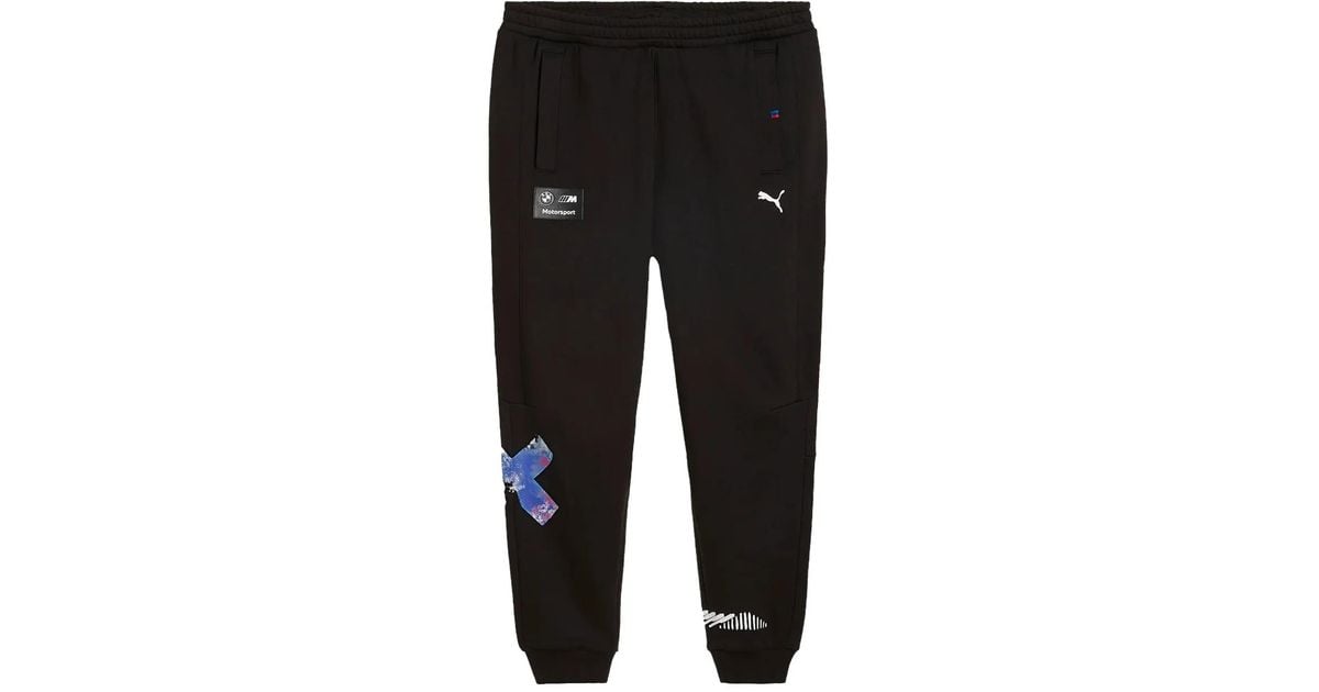 PUMA X Bmw M Motorsport Neon Energy Track Pants in Black for Men