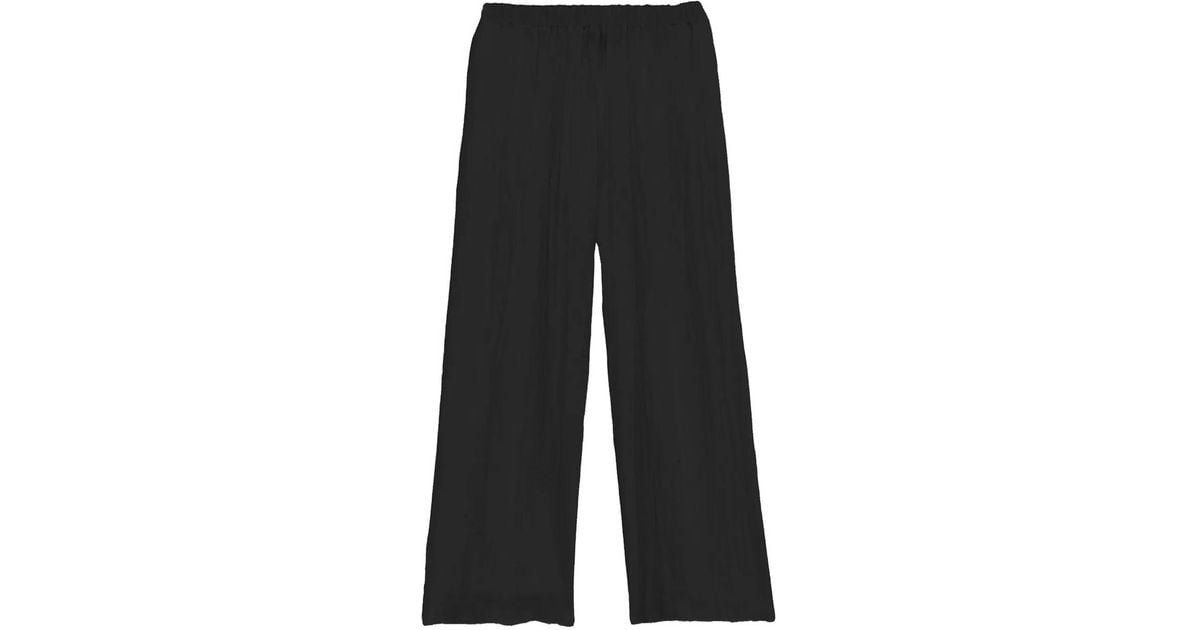 【関税込み】Baserange ブラック Folio ラウンジパンツ Folio Pants in Assortment | Crinkle linen | en | Baserange