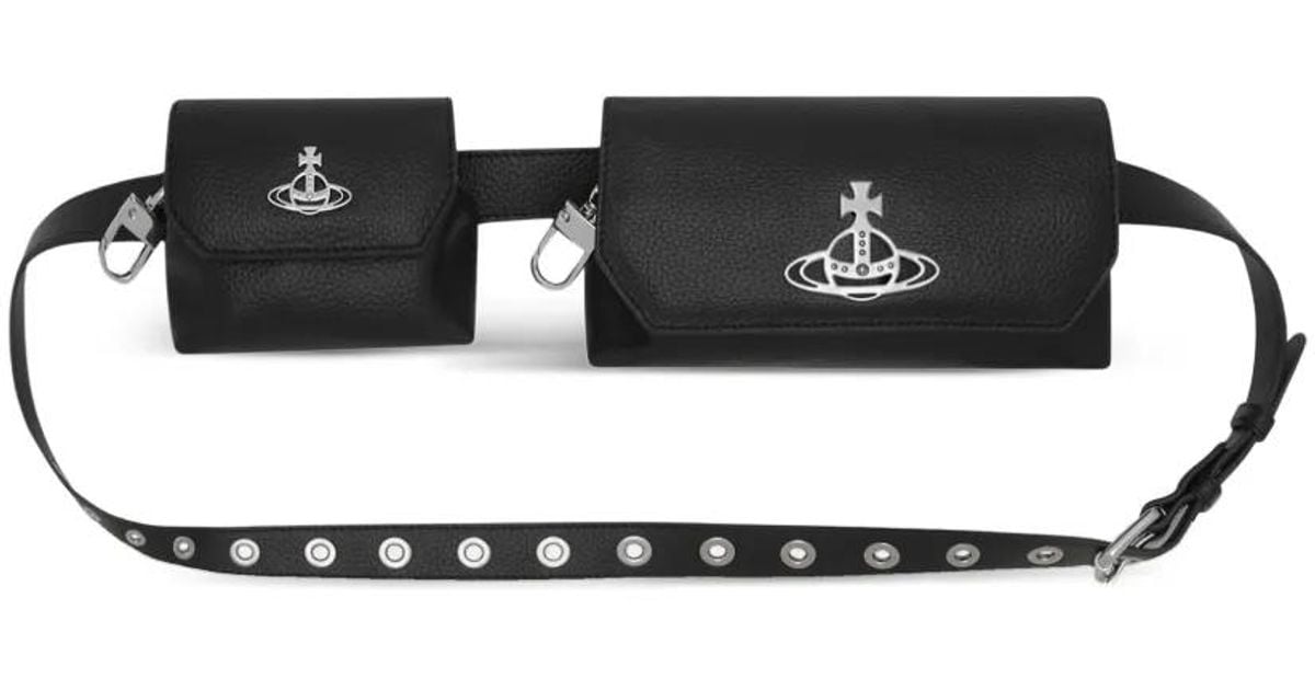 Vivienne Westwood Multi Pouch Belt Bag in Black for Men | Lyst UK