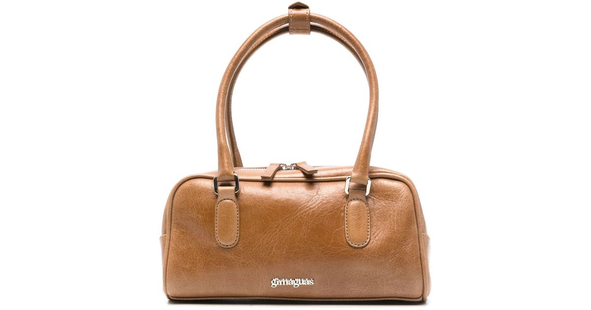 gimaguas Mini Chica Bag キャンバス バッグ Mini Chica Bag Ivory - Leather Bag - Gimaguas