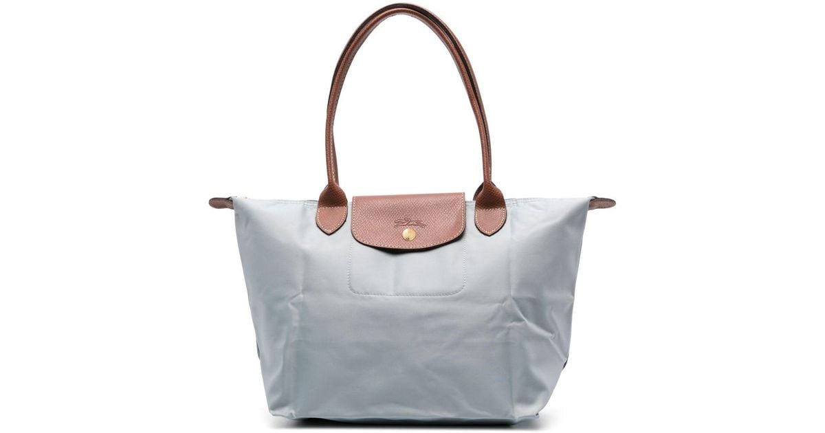 Longchamp Medium Le Pliage Tote Bag in Grey Lyst UK