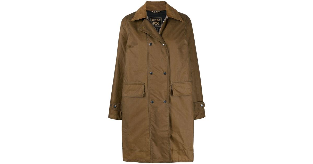 Barbour Cotton X House Of Hackney Bohemia Wax Coat in Brown | Lyst Canada