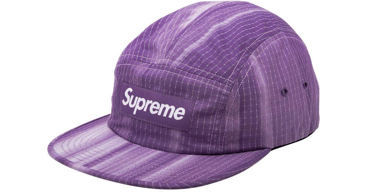 supreme tie dye ripstop camp cap