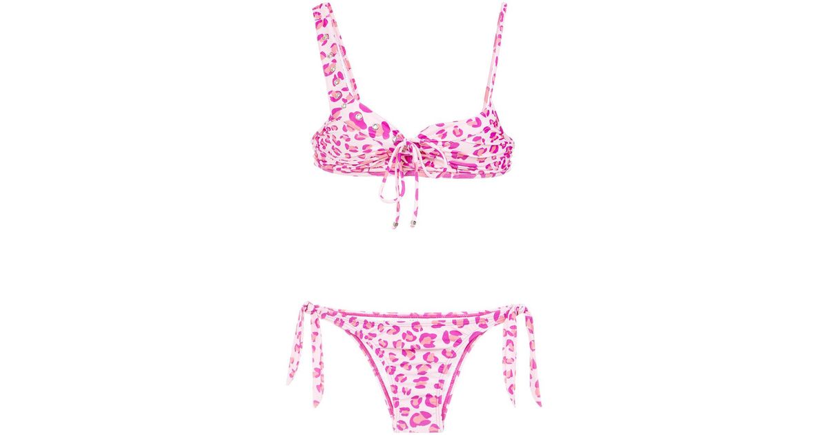 pink cheetah swimsuit